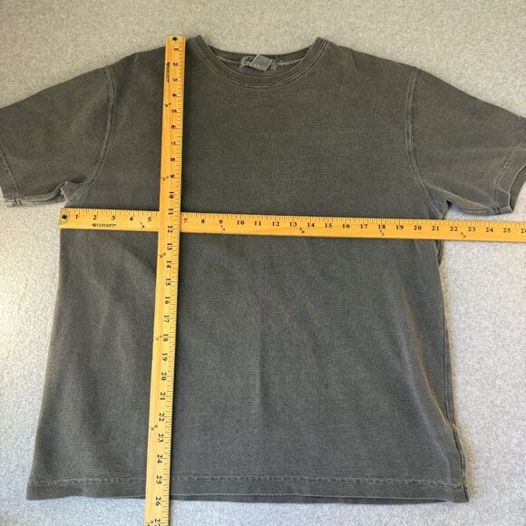 Eddie Bauer Womens Gray Cotton Crewneck Short Sleeve T-Shirt Vintage Size Large - Picture 3 of 8